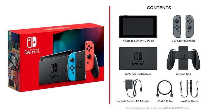 Nintendo Switch Console Neon